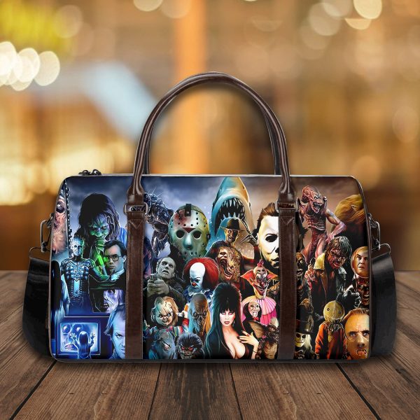 Horror Movies Leather Duffle Bag - VANDH 664