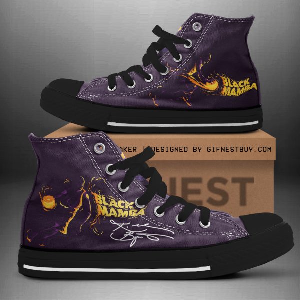 Kobe Bryant High Top Canvas Shoes - TANTN 2053