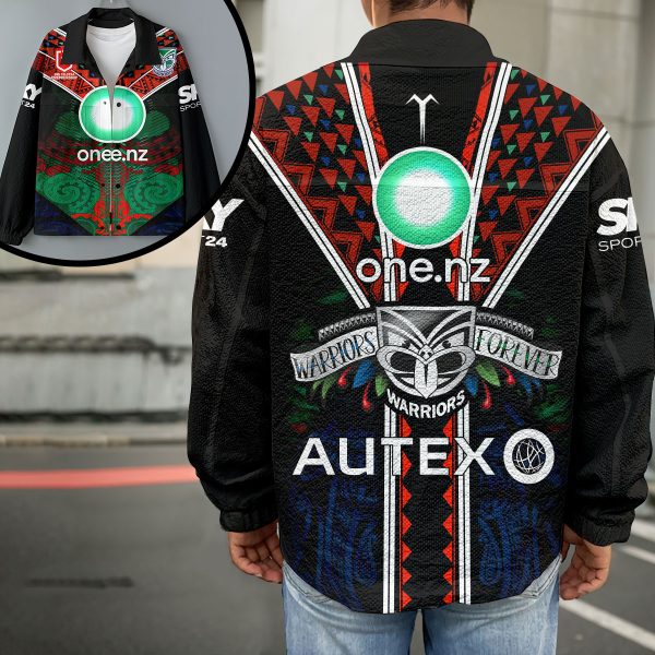 New Zealand Warriors Casual Lapel Jacket - VANDH 669