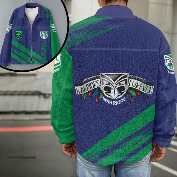 New Zealand Warriors Casual Lapel Jacket - VANDH 670