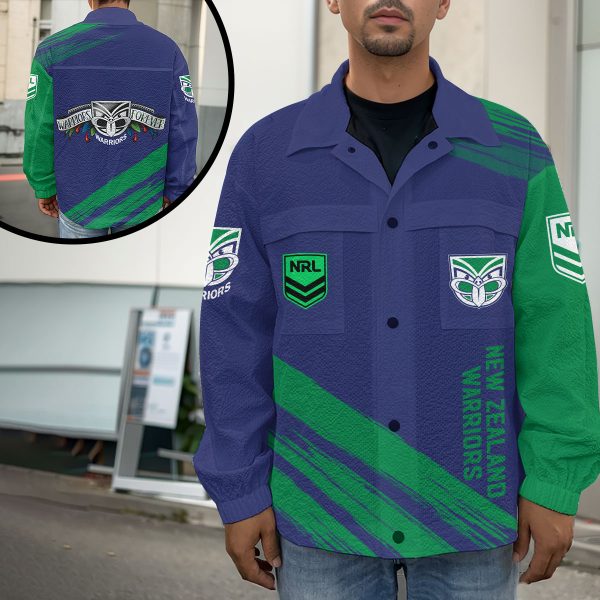 New Zealand Warriors Casual Lapel Jacket - VANDH 670