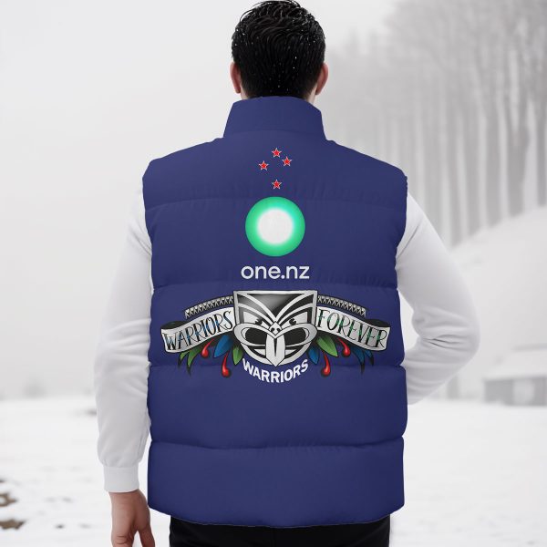 New Zealand Warriors 3D Down Vest - VANDH 620