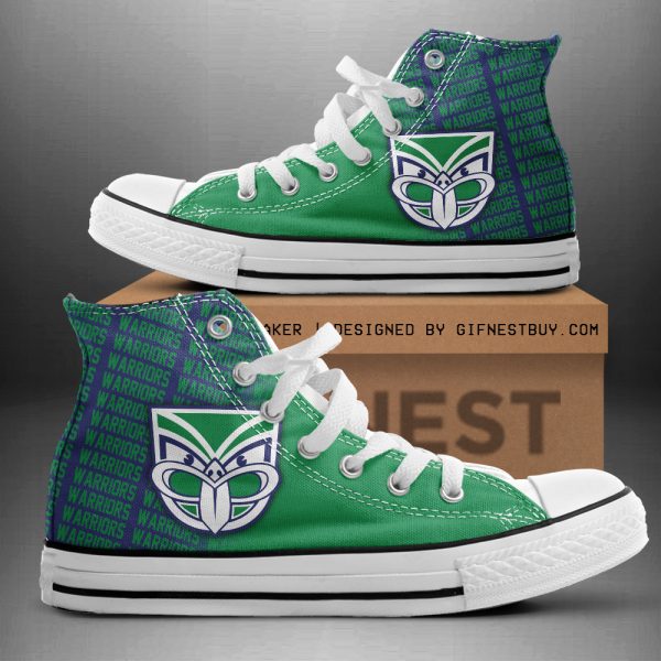 New Zealand Warriors High Top Canvas Shoes - TANTN 1864