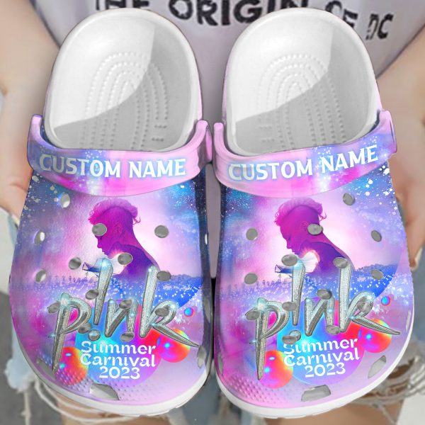 Personalized P!nk Custom Crocs - VANDH 838