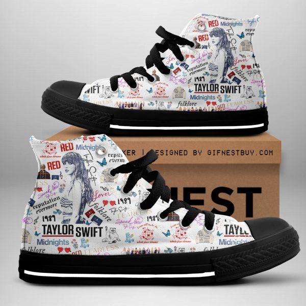 Taylor Swift High Top Canvas Shoes - TANTN 941