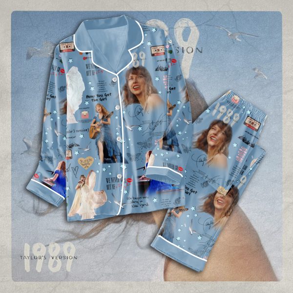 Taylor Swift Button Down Pajamas Set - TANTN 1788