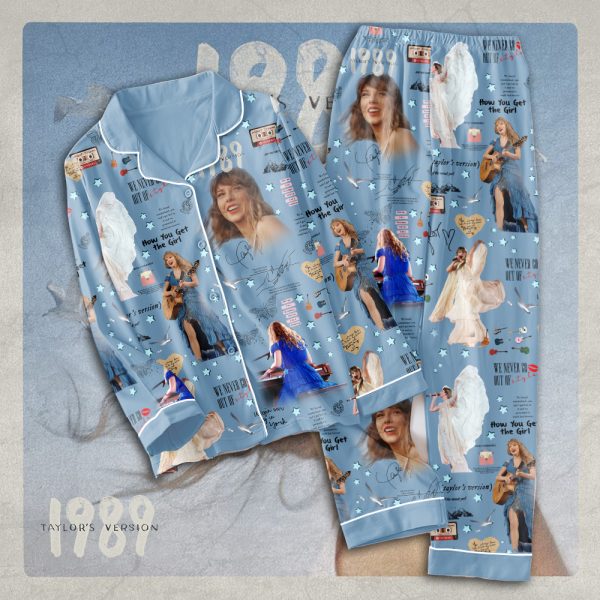 Taylor Swift Button Down Pajamas Set - TANTN 1788