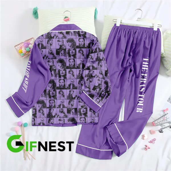 Taylor Swift Button Down Pajamas Set - TANTN 1804