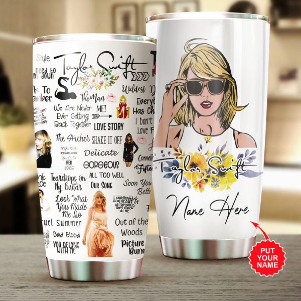 Personalized Taylor Swift Tumbler Cup - VANDH 121