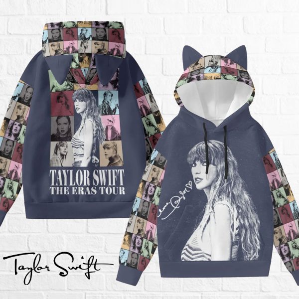 Taylor Swift 3D Hoodie With Decorative Ears - VANDH 1726