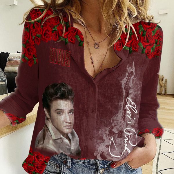 Elvis Presley 3D Linen Shirt - ANHNV 1875