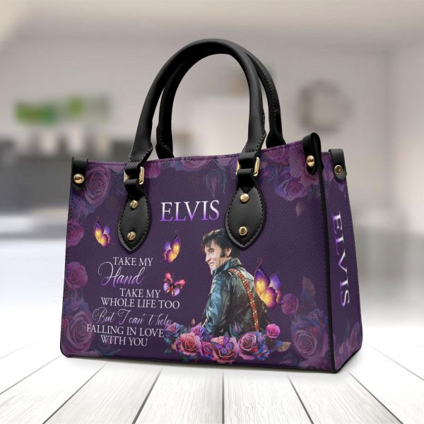 Elvis Presley Leather HandBag - ANHNV 1896