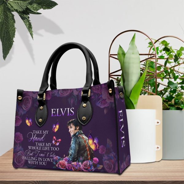 Elvis Presley Leather HandBag - ANHNV 1896