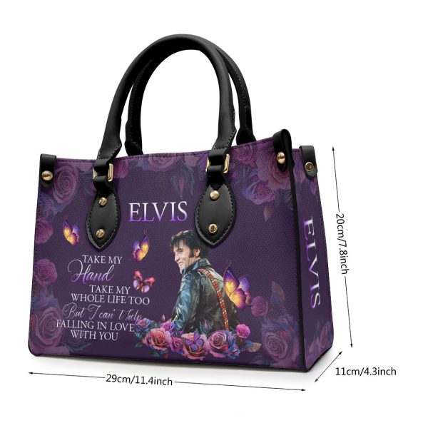 Elvis Presley Leather HandBag - ANHNV 1896