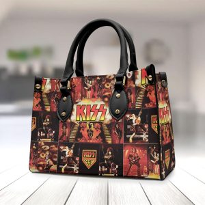 Kiss Band Leather HandBag - ANHNV 1916