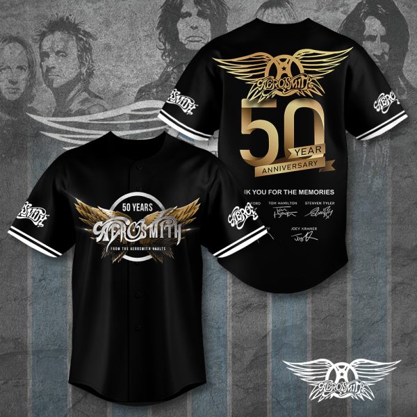 Aerosmith Baseball Jersey - TANTN 2285