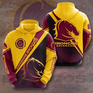 Brisbane Broncos 3D Hoodie Leggings - VANDH 1072