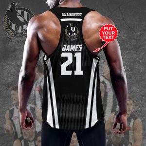 Personalized Collingwood FC Y-Back Muscle Tank Top - VANDH 860