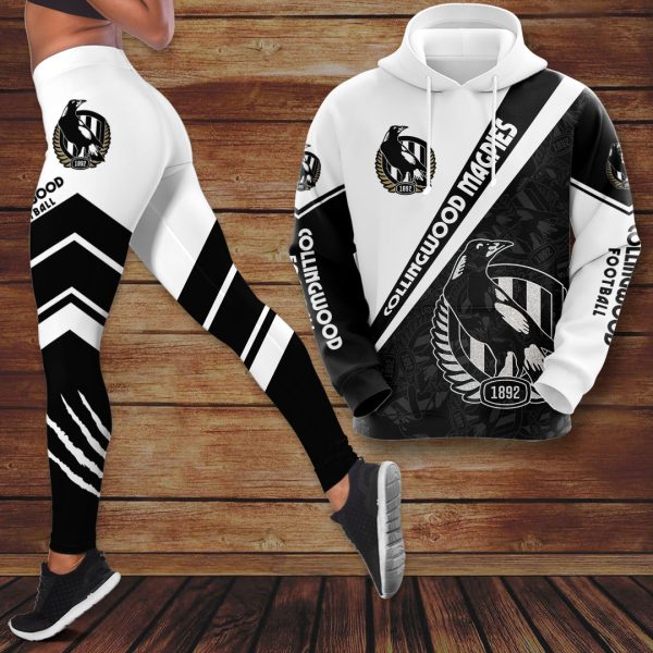 Collingwood FC 3D Hoodie Leggings - VANDH 1109