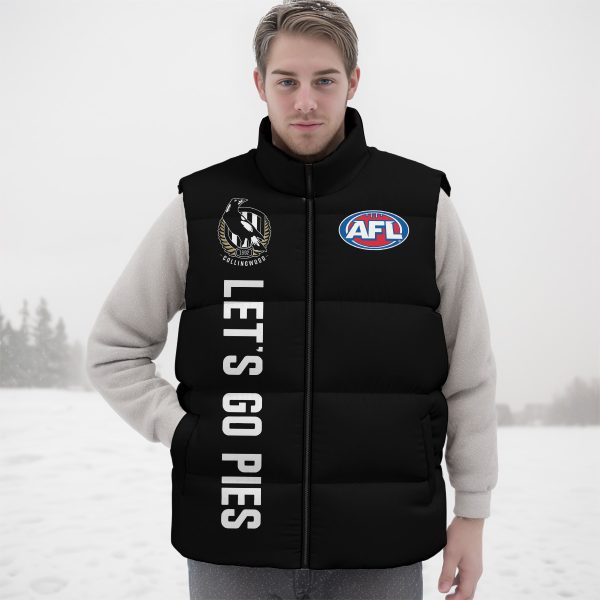 Collingwood FC 2D Sleeveless Jacket - TANTN 2576