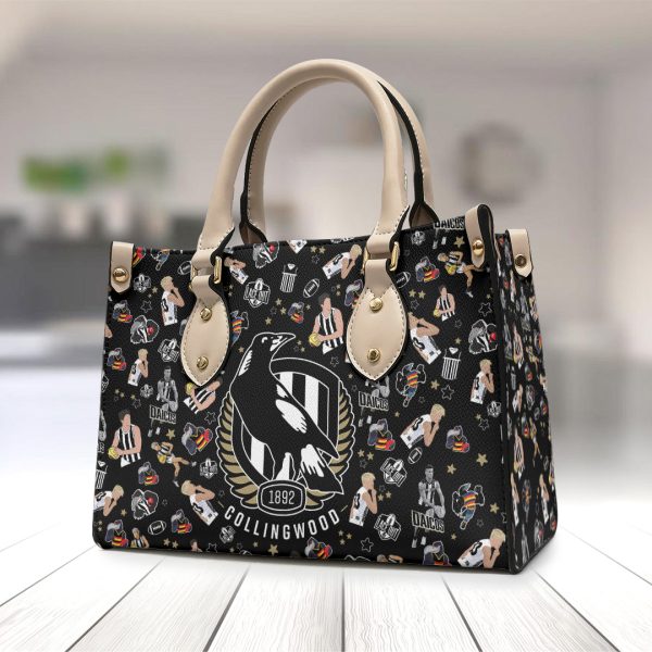 Collingwood FC Leather HandBag - TANTN 2555