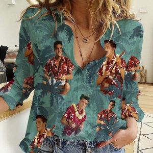 Elvis Presley 3D Linen Shirt - TANTN 2424