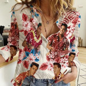 Elvis Presley 3D Linen Shirt - TANTN 2425