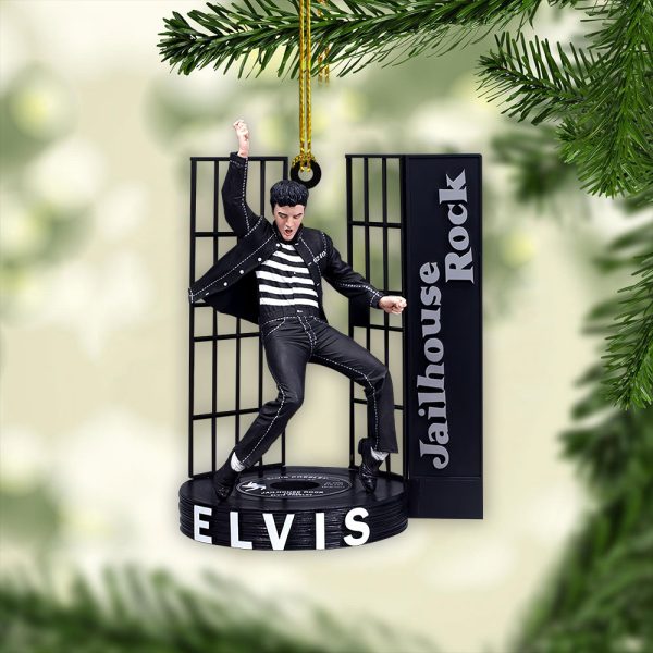 Elvis Presley 2-Side Printed Acrylic Ornament - VANDH 995