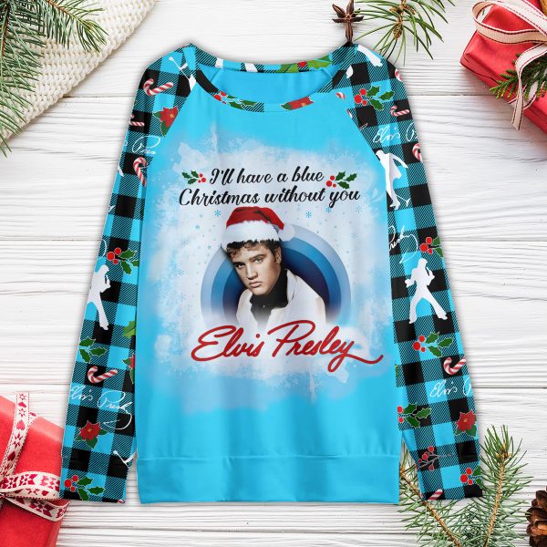 Elvis Presley Round Neck Raglan Sleeve Sweatshirt – VANDH 959