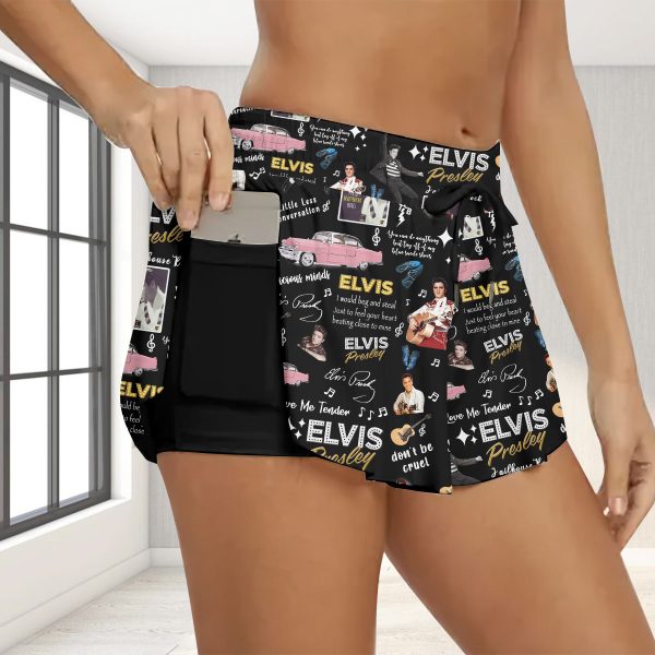 Elvis Presley Sport Skorts With Pocket - VANDH 910.1