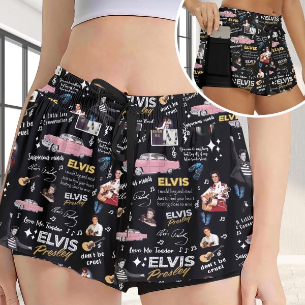 Elvis Presley Sport Skorts With Pocket - VANDH 910.1