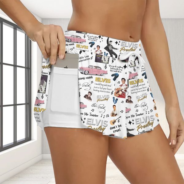 Elvis Presley Sport Skorts With Pocket - VANDH 910