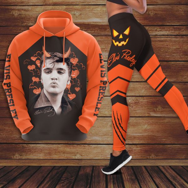 Elvis Presley 3D Hoodie Leggings - VANDH 1055