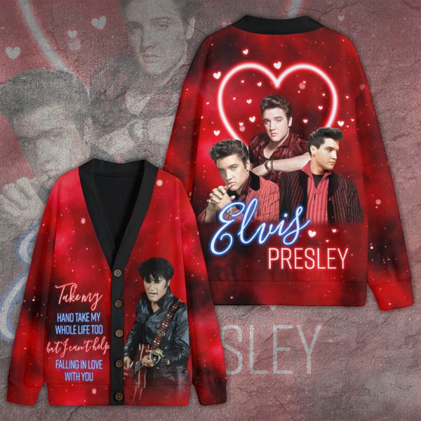 Elvis Presley Unisex Knitted Cardigan - VANDH 1121