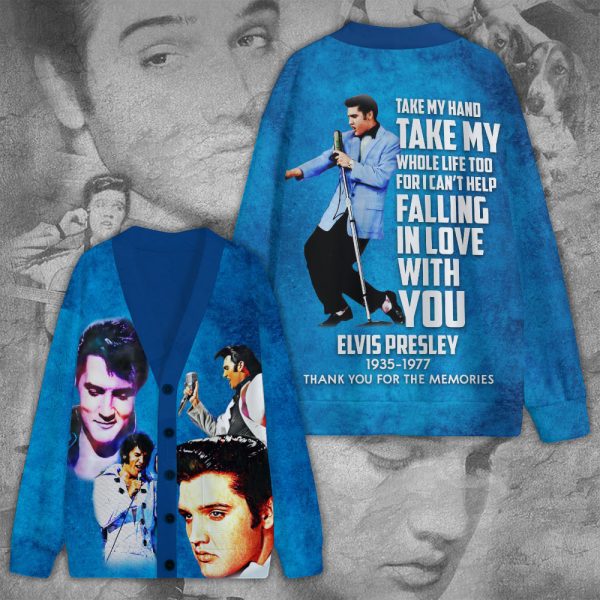 Elvis Presley Unisex Knitted Cardigan - VANDH 1124