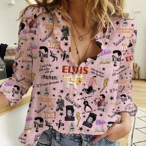 Elvis Presley 3D Linen Shirt - ANHNV 909