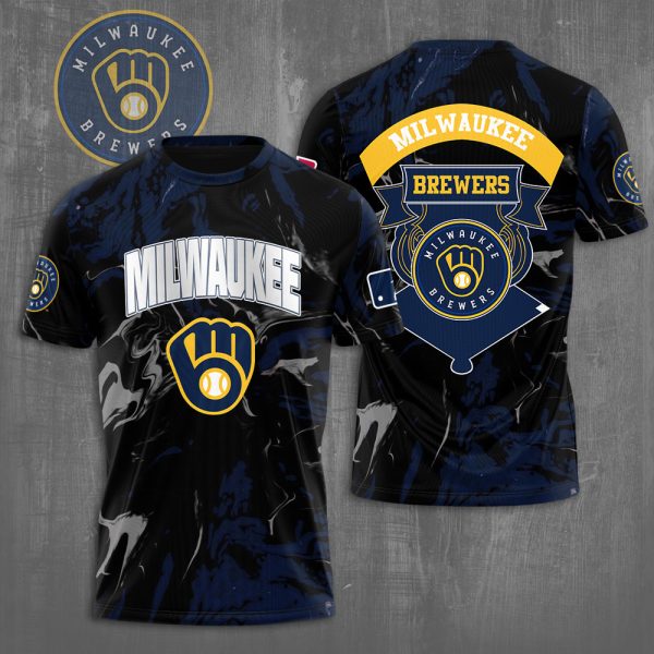 Milwaukee Brewers 3D Apparel - NGHIAVT 0656