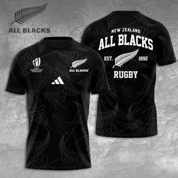 New Zealand National Rugby Union Team All Blacks 3D Apparel - VANDH 912