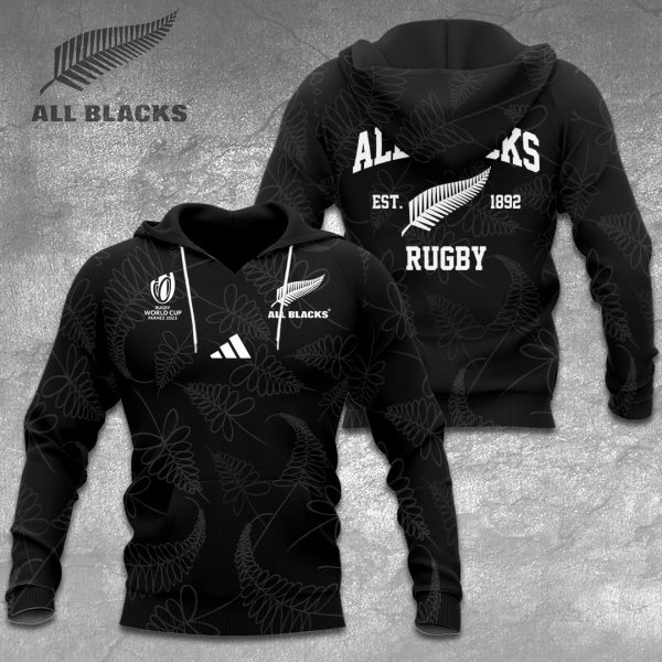 New Zealand National Rugby Union Team All Blacks 3D Apparel - VANDH 912