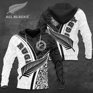 New Zealand National Rugby Union Team All Blacks 3D Apparel - VANDH 1031