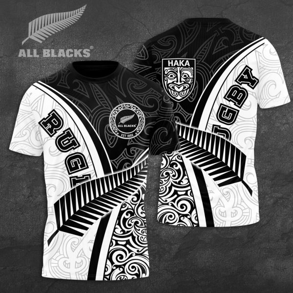 New Zealand National Rugby Union Team All Blacks 3D Apparel - VANDH 1031