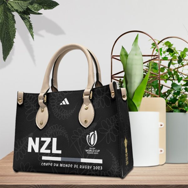 New Zealand National Rugby Union Team All Blacks Leather HandBag - TANTN 2437