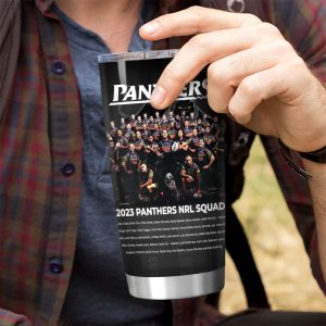 Personalized Penrith Panthers Tumbler Cup - VANDH 1134