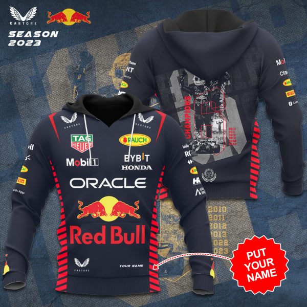 Personalized Red Bull Racing F1 3D Apparel - TANTN 2523