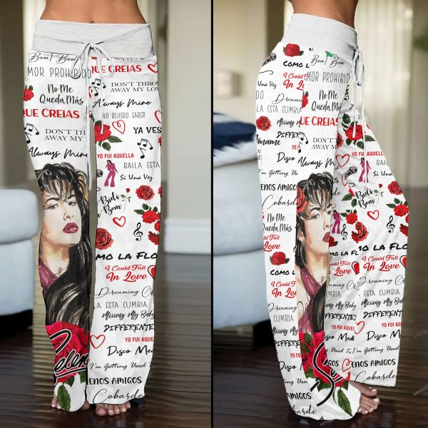 Selena Quintanilla Pérez High-Waisted Straight-Leg Trousers - VANDH 1046