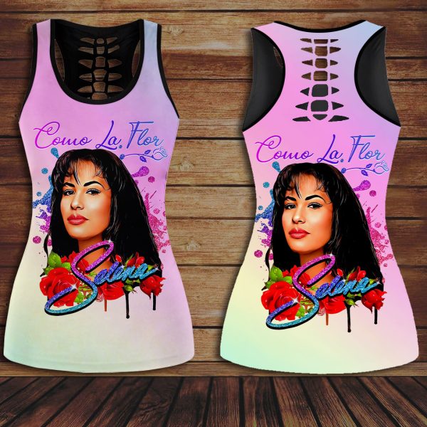 Selena Quintanilla Pérez Hollow Tank Top Leggings - VANDH 999