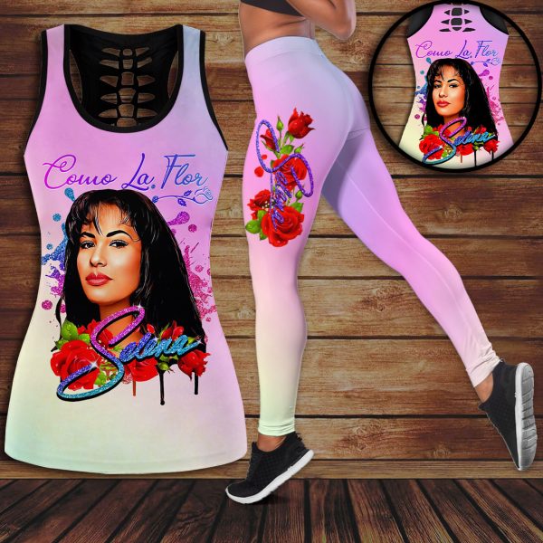 Selena Quintanilla Pérez Hollow Tank Top Leggings - VANDH 999