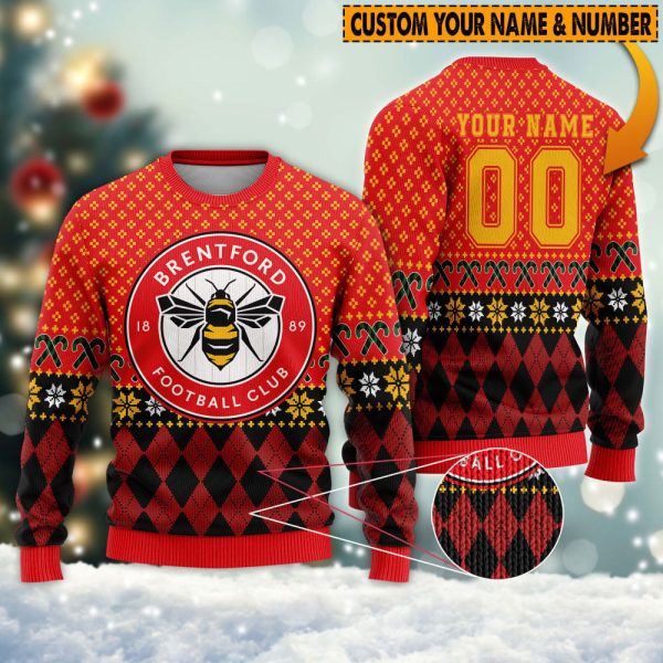 Personalized Brentford 3D Ugly Sweater - TANTN 2467