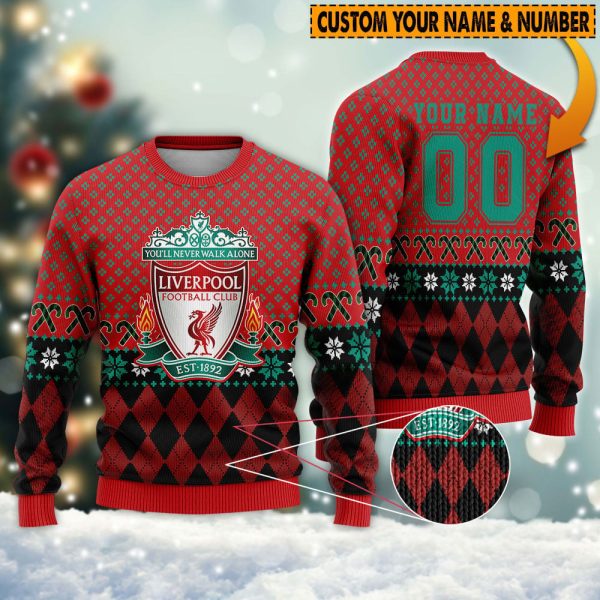 Personalized Liverpool 3D Ugly Sweater - TANTN 2474