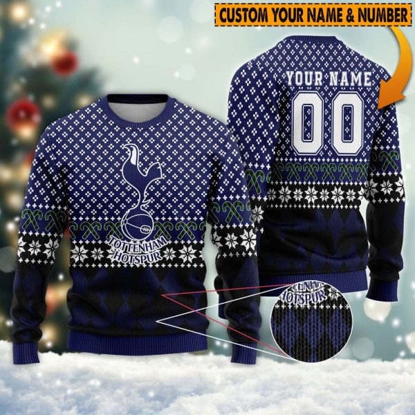 Personalized Tottenham Hotspur 3D Ugly Sweater - TANTN 2480